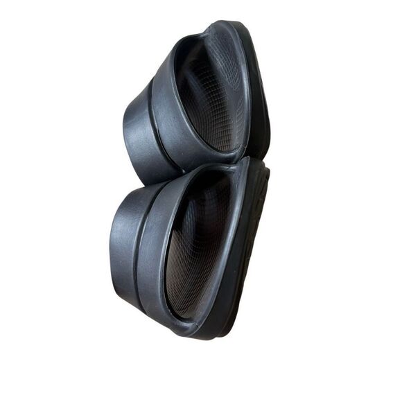 OOFOS MEN'S OOAHH SLIDES SANDALS BLACK size 7 Comfort Recovery - Picture 8 of 9